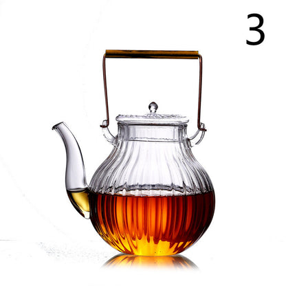 Handmade High Temperature Resistant Imperial Concubine Warm Wine Glass Jug Set