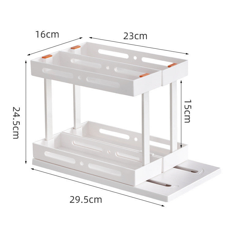 Kitchen Under Sink Drawer Type Spice Rack