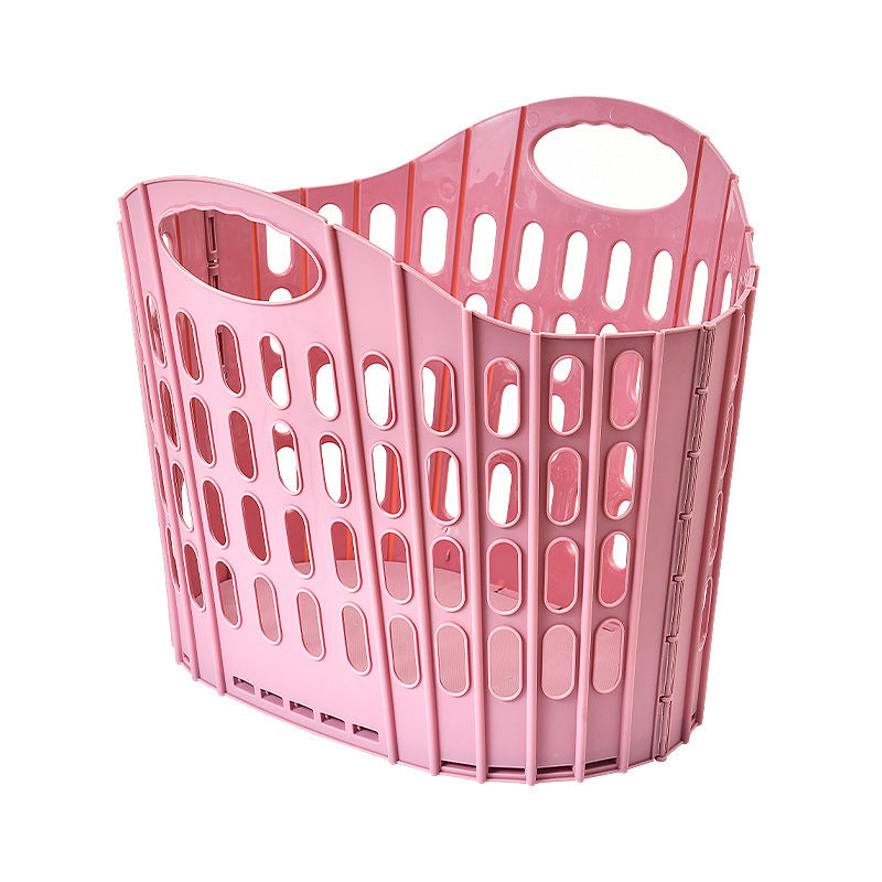 Plastic Household Toilet Folding Dirty Laundry Basket