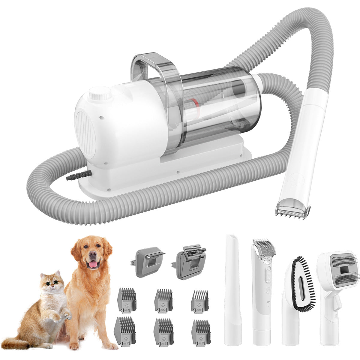 Pet Suction And Shear All-in-One Machine Multifunctional Hair Conditioner Hair Suction Set