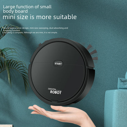 New Mini Intelligent Sweeping Robot Vacuum Cleaner Household Suction Sweeping Drag Three-in-one Factory Wholesale Will Sell Gifts