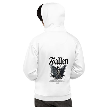 Unisex Hoodie .95% recycled polyester, 5% spandex.Soft cotton-feel fabric face