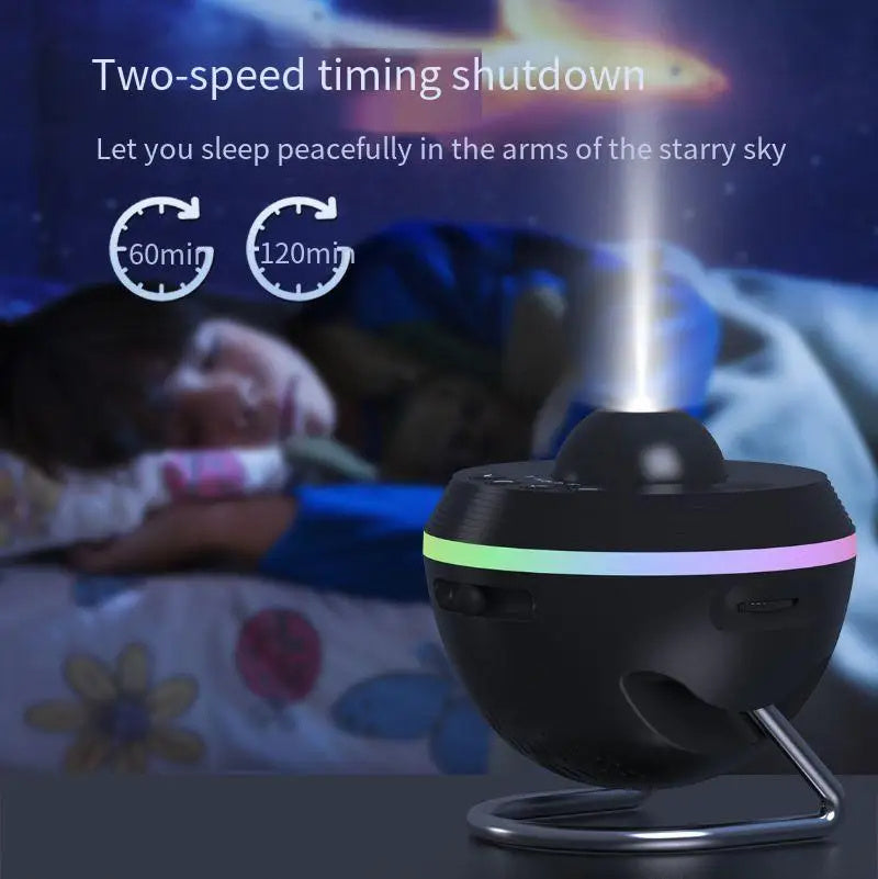 Dynamic Meteor 13 In 1 Ultra Clear Galaxy Projector Lamp Rotary Space Ball Planetarium Projector Lights For Kids Gift