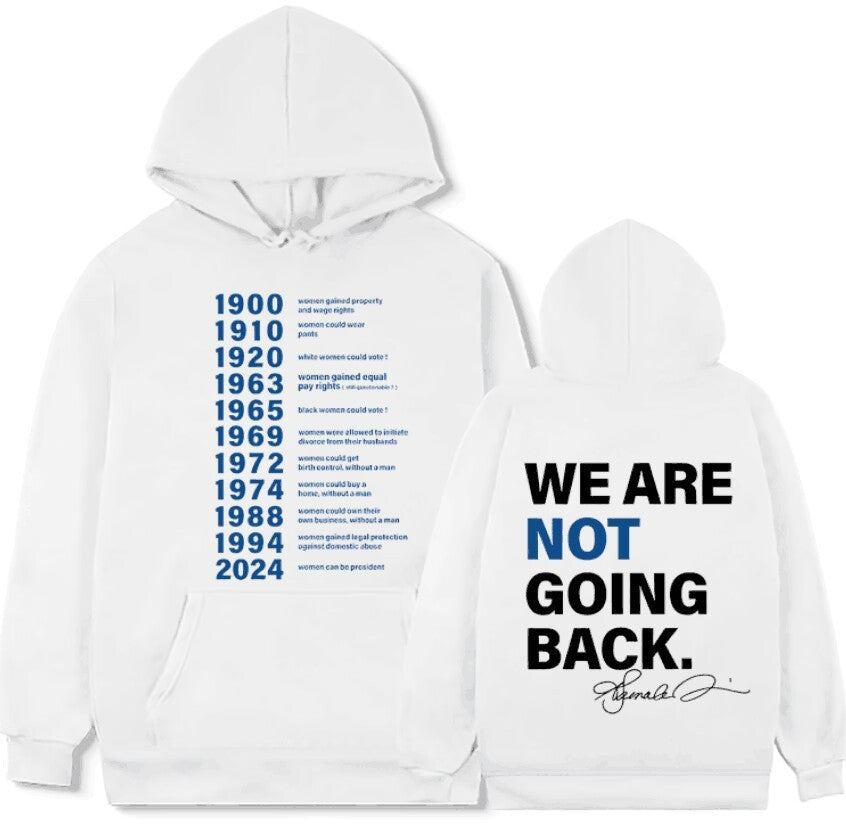 New European And American Letter Printed Hoodie