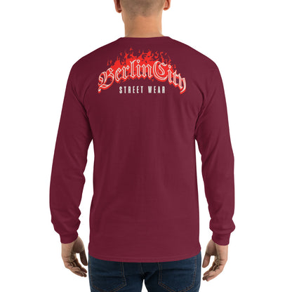 Premium Long Sleeve Shirt | 100% Combed &amp; Ring-Spun Cotton | Lightweight 4.2 oz Fabric&quot;