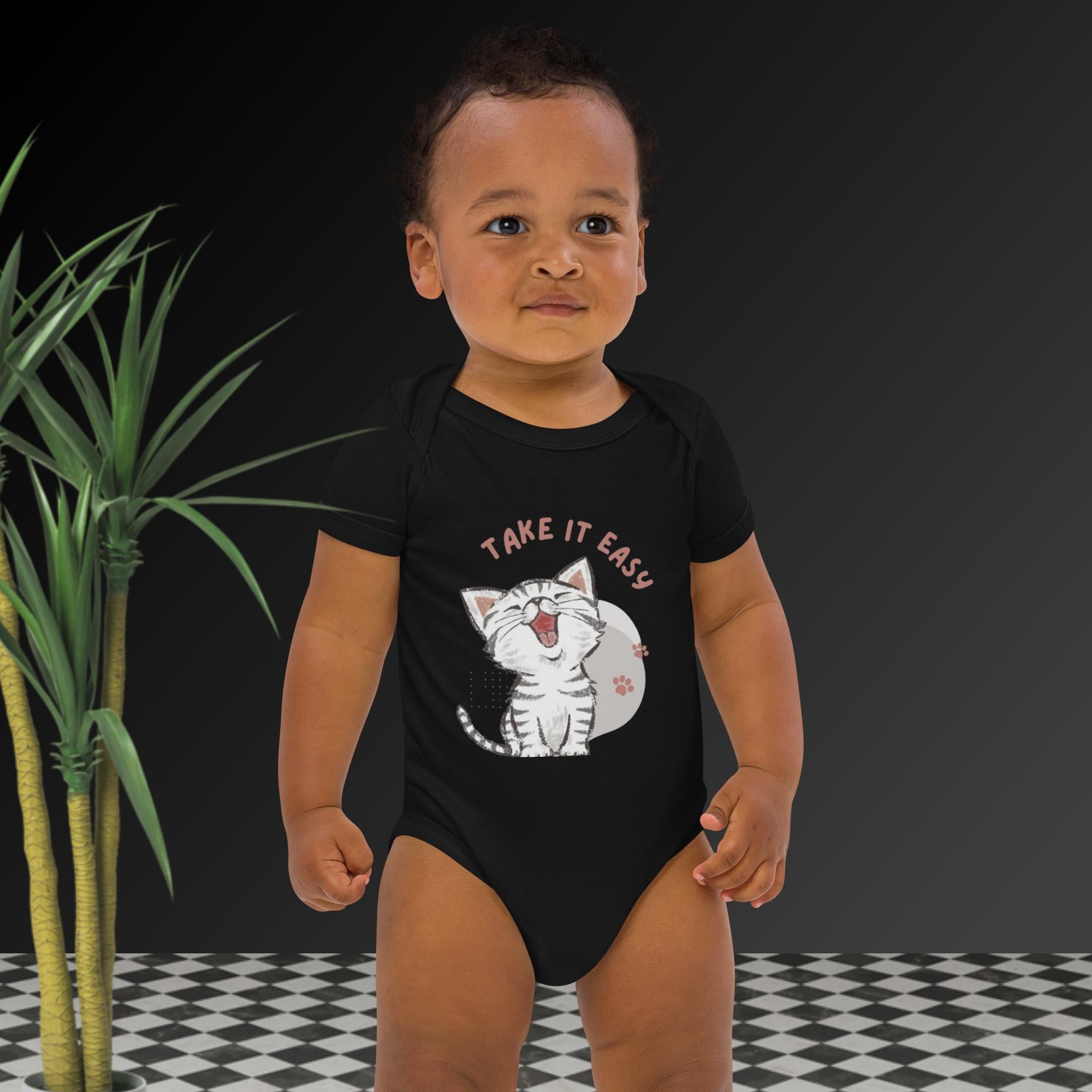 Organic cotton baby bodysuit