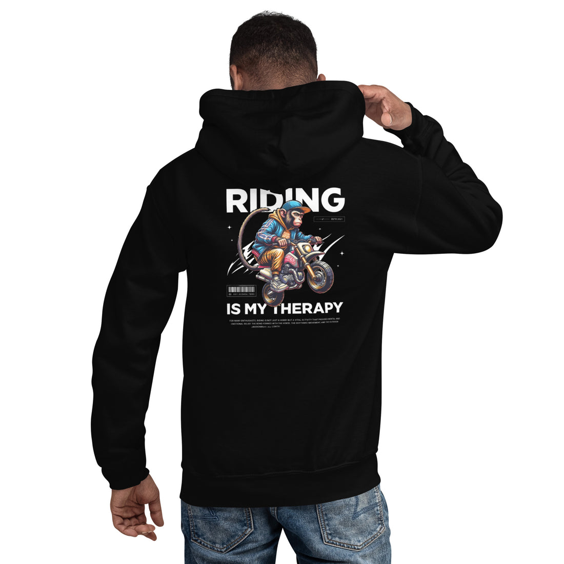 Unisex Hoodie 50% pre-shrunk cotton, 50% polyester.Fabric weight: 8.0 oz/yd² (271.25 g/m²).