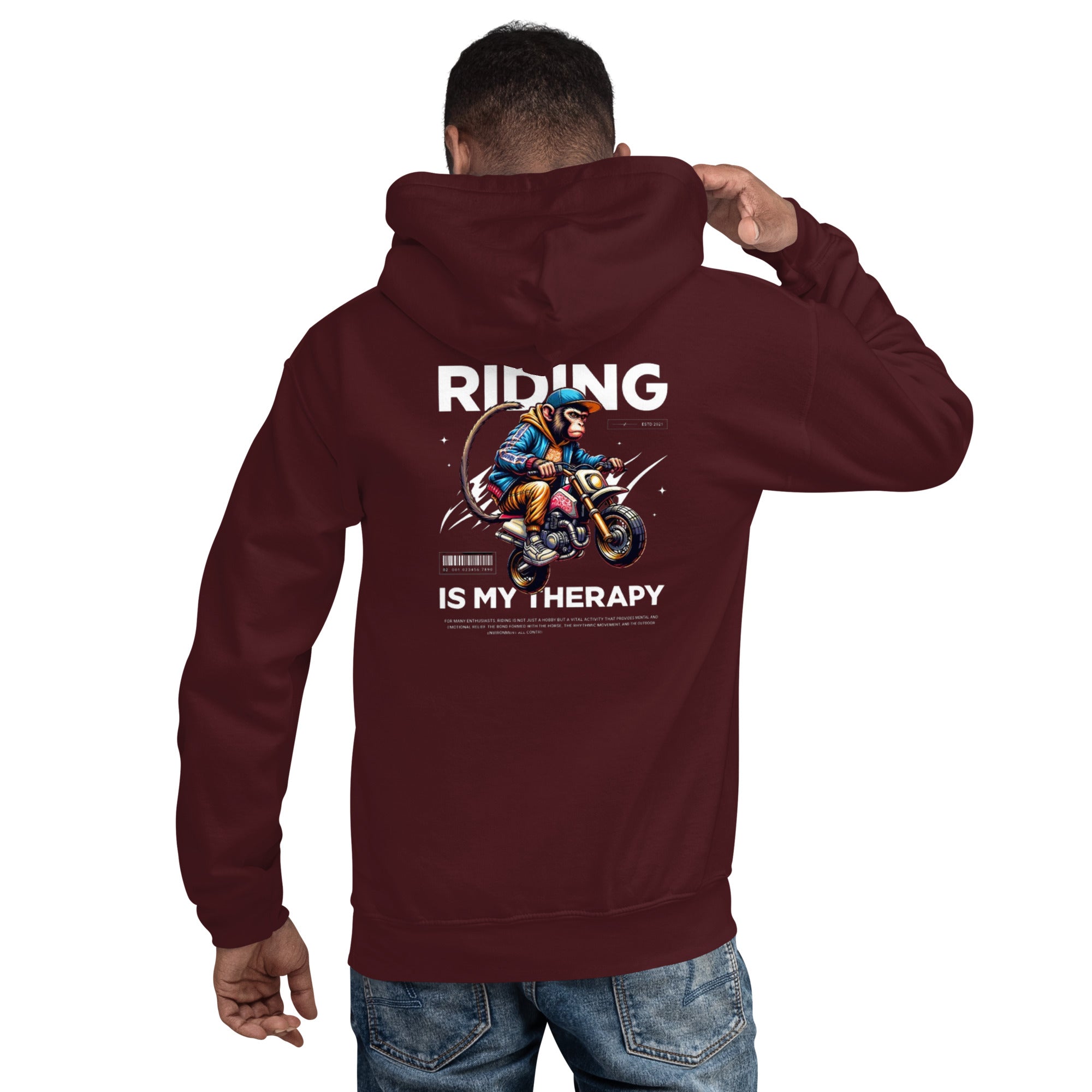 Unisex Hoodie 50% pre-shrunk cotton, 50% polyester.Fabric weight: 8.0 oz/yd² (271.25 g/m²).