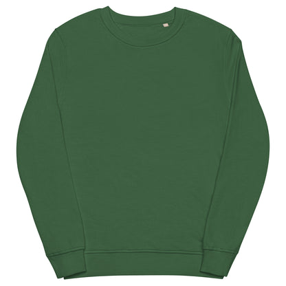 Unisex organic sweatshirt.80% organic cotton, 20% recycled polyester.100% organic cotton exte Frenchy terry knit .rior.