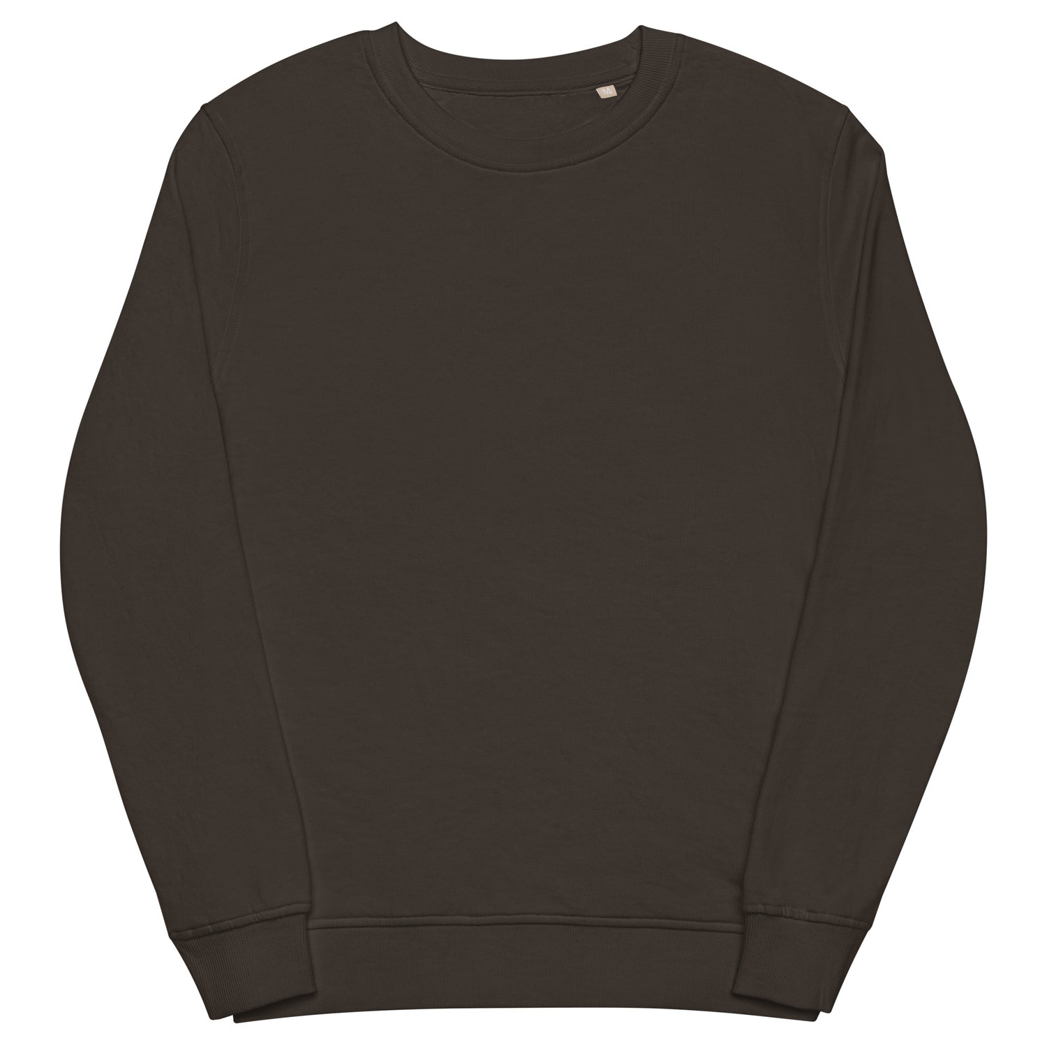 Unisex organic sweatshirt.80% organic cotton, 20% recycled polyester.100% organic cotton exte Frenchy terry knit .rior.