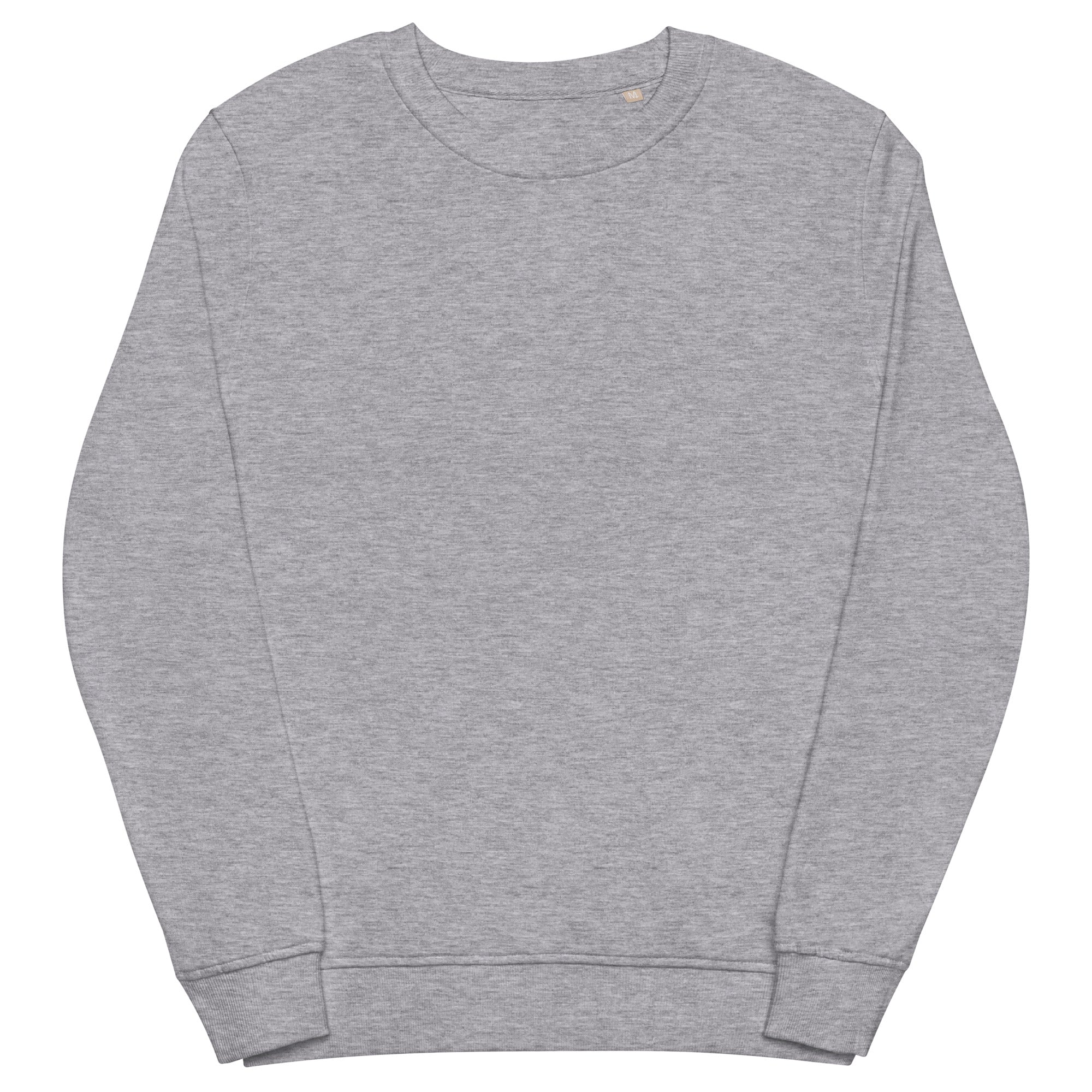 Unisex organic sweatshirt.80% organic cotton, 20% recycled polyester.100% organic cotton exte Frenchy terry knit .rior.