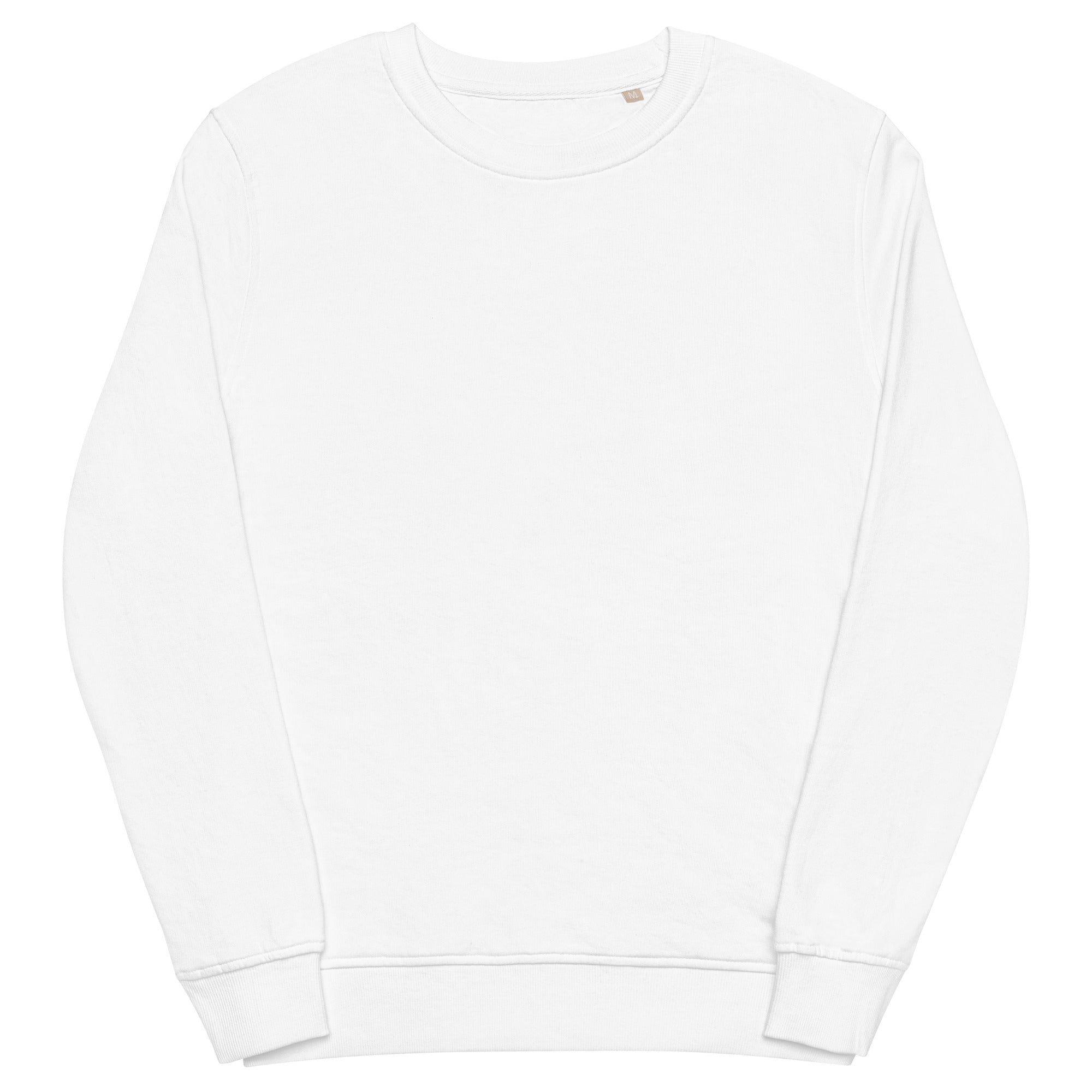 Unisex organic sweatshirt.80% organic cotton, 20% recycled polyester.100% organic cotton exte Frenchy terry knit .rior.