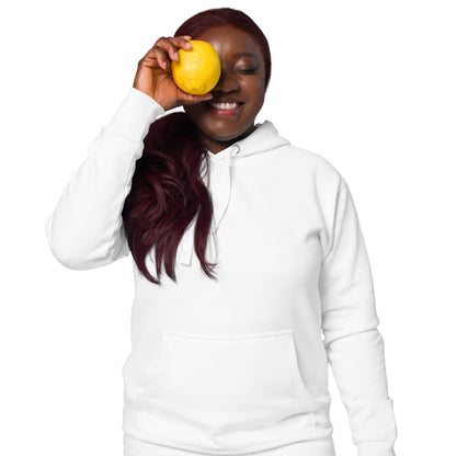 Unisex Hoodie 100% cotton face. 65% ring-spun cotton, 35% polyester.