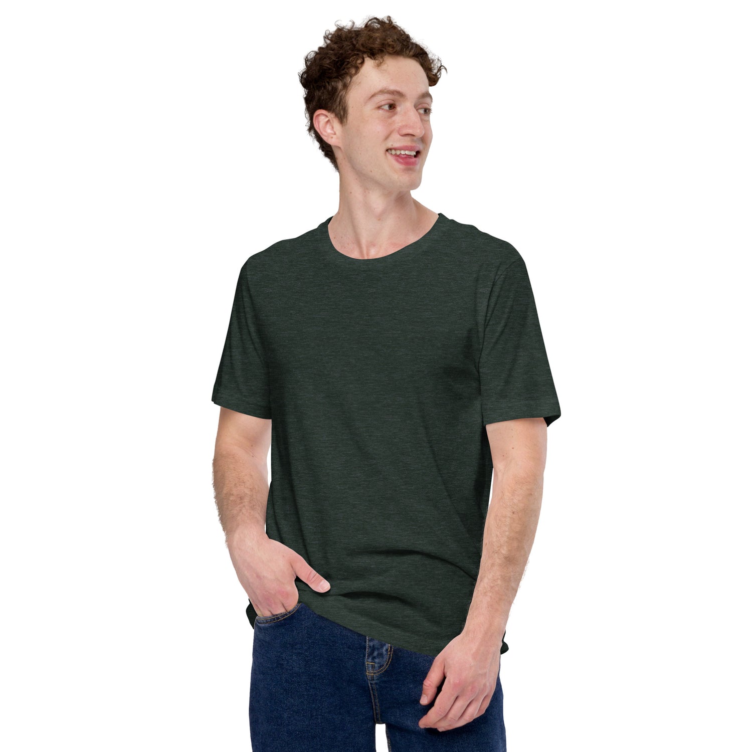 Unisex t-shirt 100% combed and ring-spun cotton (Heather colors contain polyester)