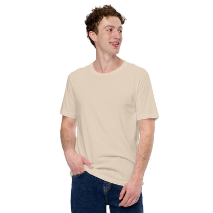 Unisex t-shirt 100% combed and ring-spun cotton (Heather colors contain polyester)